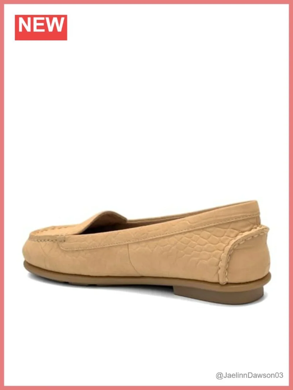 Faux Nubuck Slip-On Loafer Flat with Memory Foam Insole